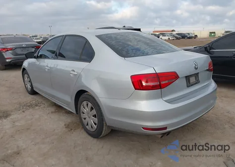 2015 Volkswagen Jetta 2.0L S из США, поврежденный, VIN 3VW2K7AJ5FM282514